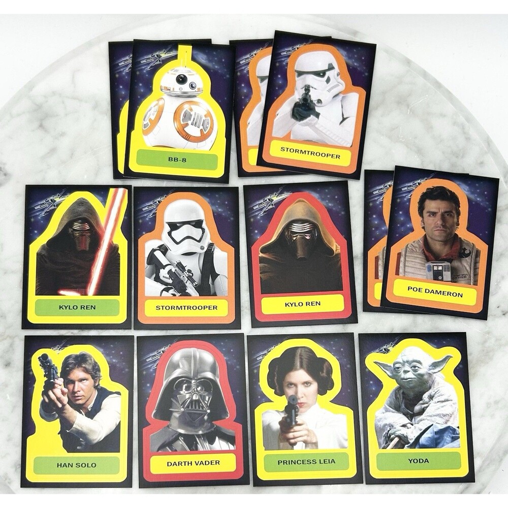 13 Topps 2015 Star Wars Journey The Force Awakens Sticker Cards 10+3 Duplicates